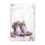 Thumbnail: Shabby Canvas Art Purple Shoes Witchy Fashion Print Distressed Artistic Decor 