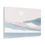 Miniatura: Pastel Mountain Landscape Canvas Art Sunset Wall Hanging Minimalistic Decor