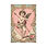 Thumbnail: Vintage Cupid Art Print Angel of Love Pink Roses Cherub Artwork Romantic Decor