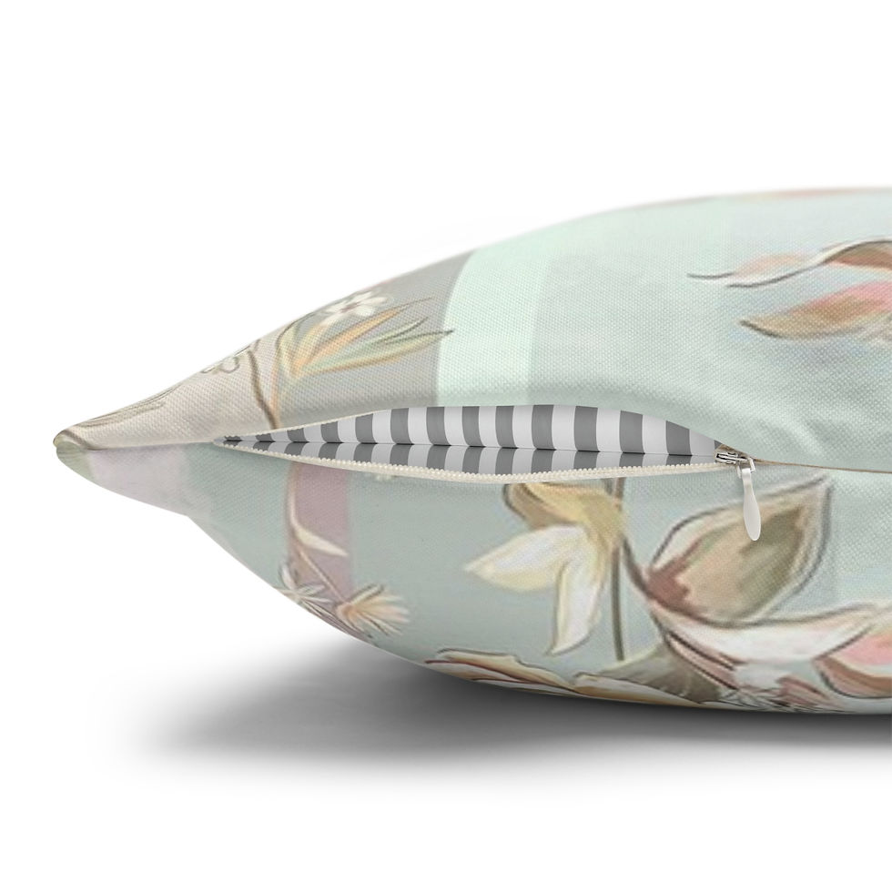 Thumbnail: Artistic Shabby Spring Throw Pillow cover Pink Roses Farmhouse Decor Easter 