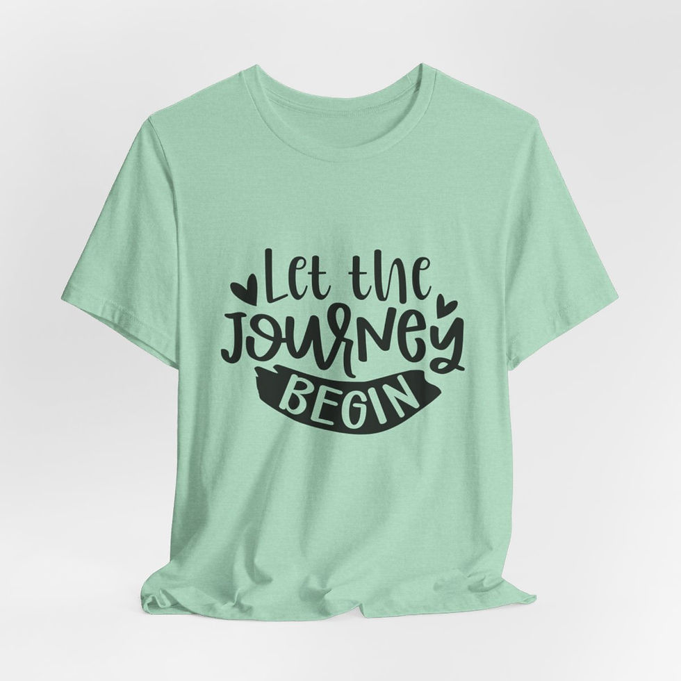 Thumbnail: New Beginnings T-Shirt Let the Journey Begin Retired Tee Unisex Gifts