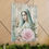 Thumbnail: Shabby Virgin Mary Canvas Art Vintage Green & Pink Roses Pastel Religious Decor