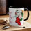 Miniatura: Retro Kitten Christmas Coffee Mug 1950s Merry Holly Jolly Cat Lover Holiday gift
