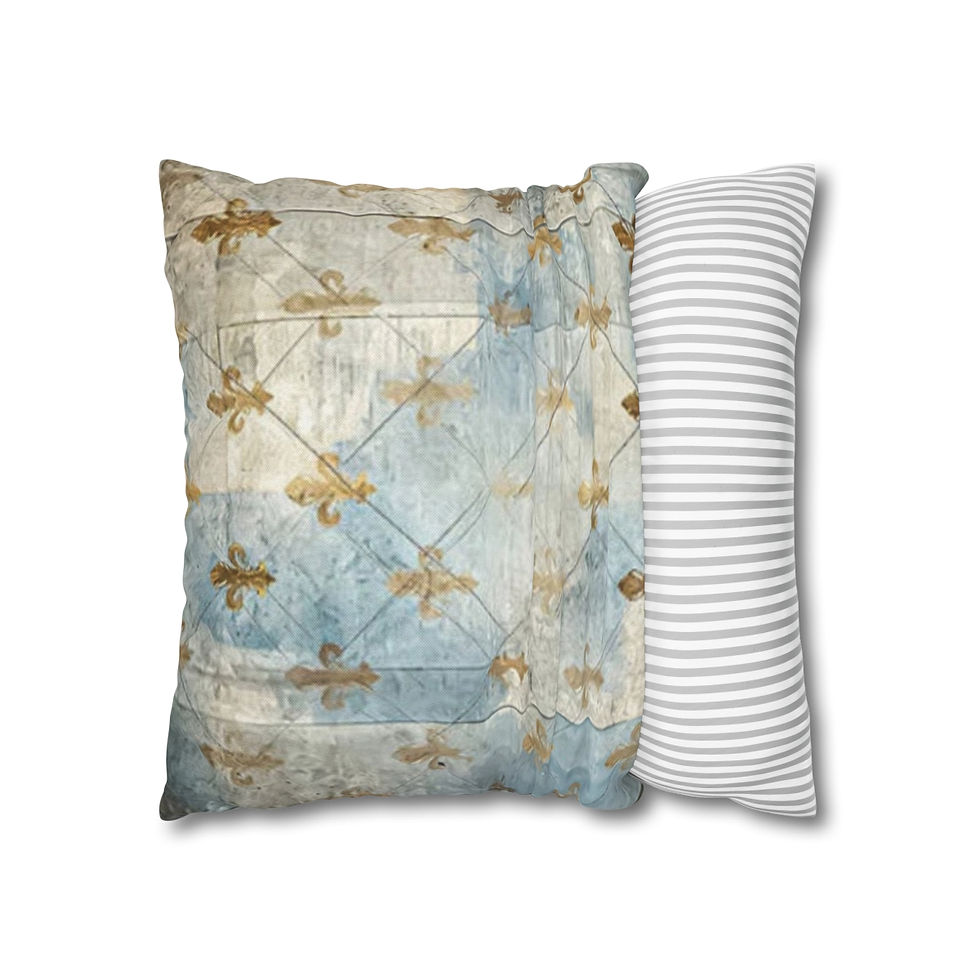Thumbnail: Artistic Shabby Farmhouse Throw Pillow cover Jeweled Highland Cow Cottage Decor