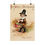Thumbnail: Vintage Autumn Fall Harvest Art Print Thanksgiving Pilgrim Wall Decor 