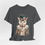 Miniatura: Victorian Cat Art T-Shirt Shabby Male Kitty Expressive Artistic Cat Lover Gift