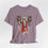 Miniatura: Artistic Equestrian T-Shirt Horses & Art Deco Woman Wearable Vintage Art