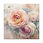 Thumbnail: Shabby Canvas Art Pastel Roses Victorian Decor Pink & Cream Wall Hanging