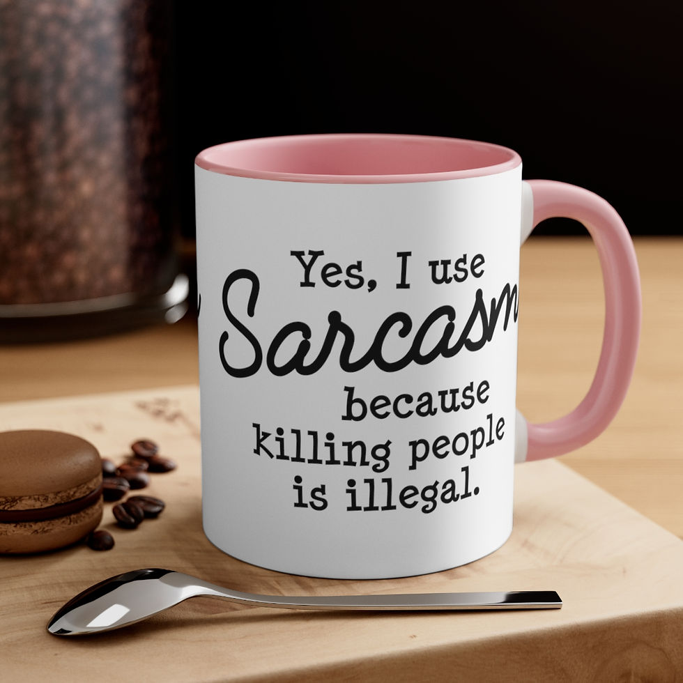 Thumbnail: Funny Coffee Mug Sarcasm Because Killing People is Illegal Sarcastic Cute Gifts