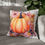 Miniatura: Artistic Fall décor Shabby Pink Floral Pumpkin Autumn Throw Pillow cover