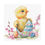 Thumbnail: Spring Art Print Baby Chick Flowers Easter Eggs Shabby Farmhouse Cottage Decor