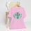 Miniatura: Catholic T-Shirt Shabby Praying Mother Mary on Cross Pink Roses Art Tee
