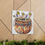 Thumbnail: Boho Flower Basket Canvas Art Print Tie Dye Statement Decor Wall Hanging