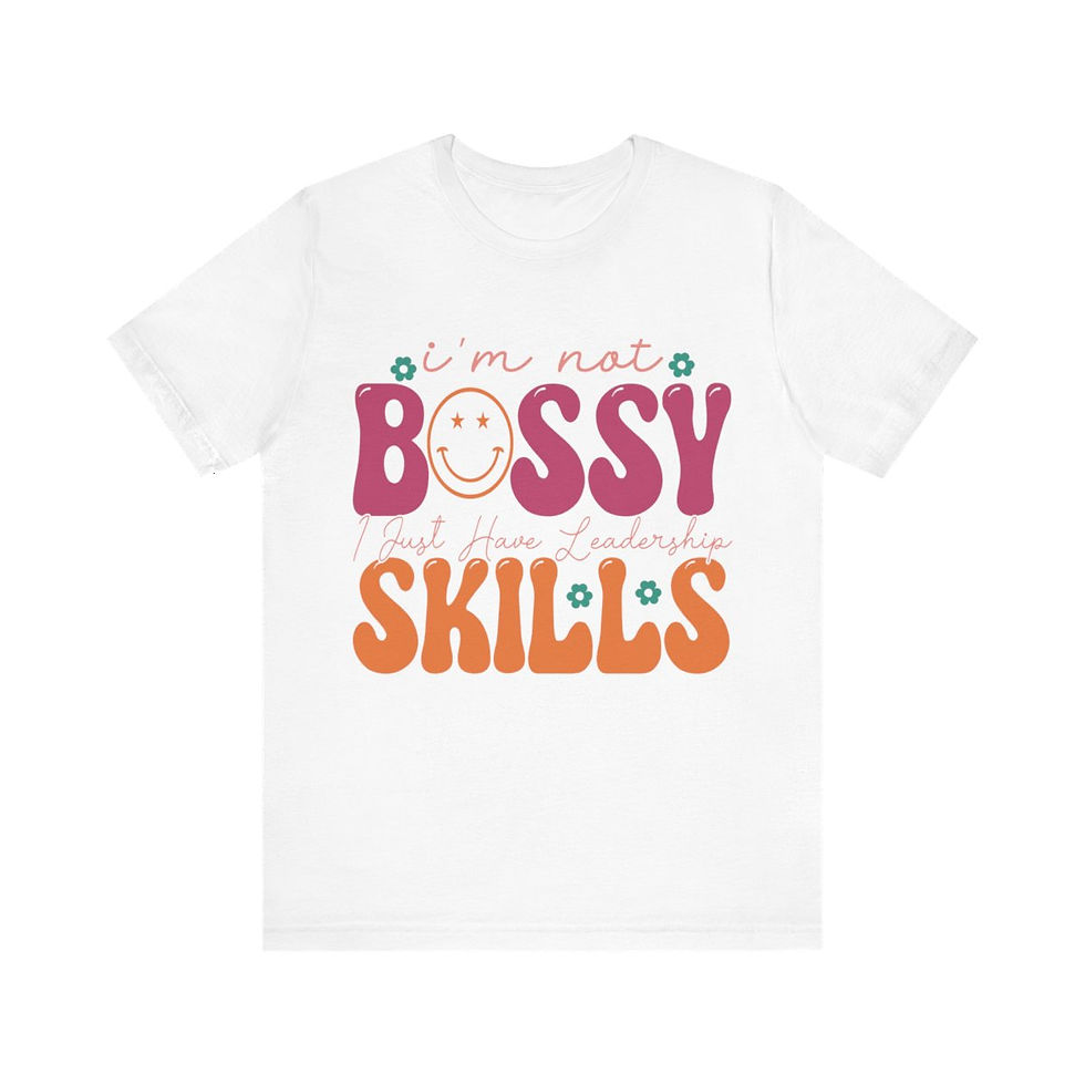 Thumbnail: Sarcastic T-Shirt Bossy Girl Theme Retro Art Tee Fun Expressive Gifts