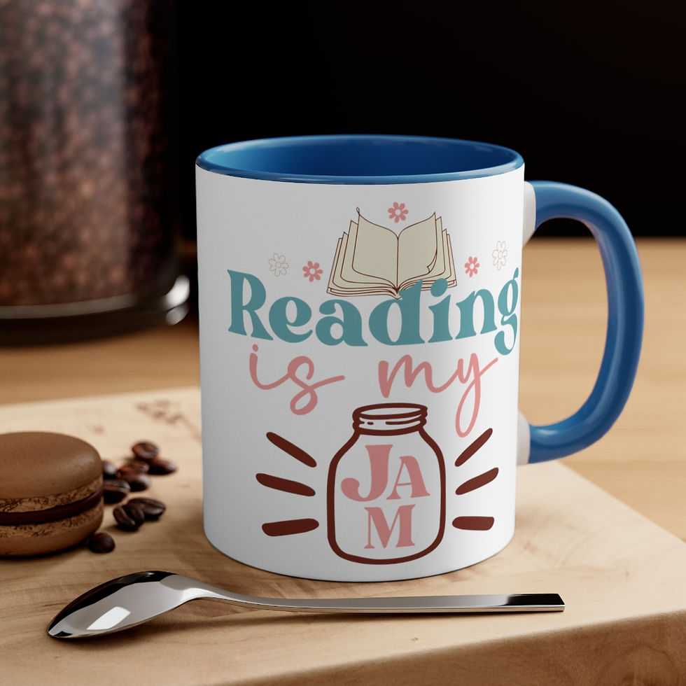 Thumbnail: Book Lover Coffee Mug Reading is my Jam Reading Theme Thoughtful Gifts