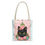 Thumbnail: Artistic Black Cat Tote Bag Witchy Shabby Mystical Halloween Expressive Gift