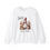 Miniatura: Book lover Snowman Sweatshirt Shabby Christmas Wearable Art Winter Apparel