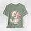 Miniatura: Christmas Kitten T-Shirt Shabby White Cat Pink Star Artistic Gift Cat Lover Tee
