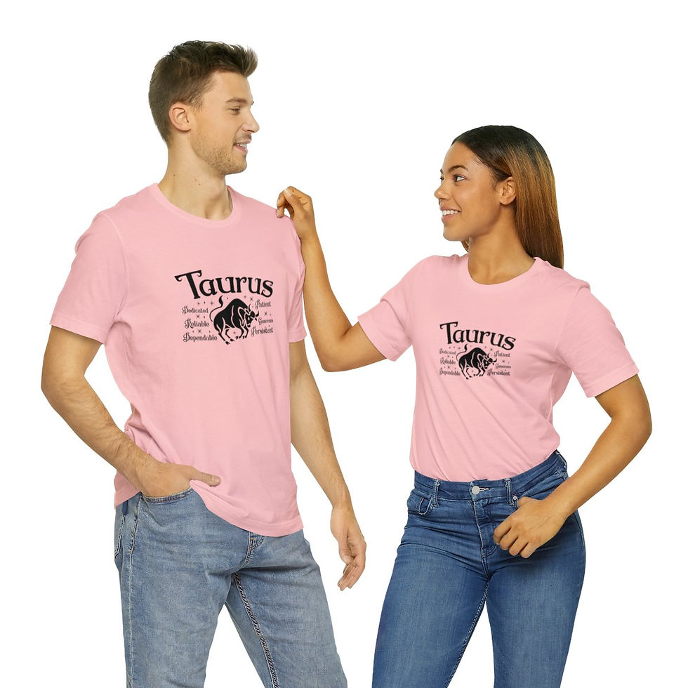 Thumbnail: Astrology T-Shirt Taurus Metaphysical Themed Graphic Art Tee Trendy Gifts