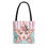 Miniatura: Artistic Celestial Tote Bag Boho Star Art Shabby Pink Trendy Expressive Gift