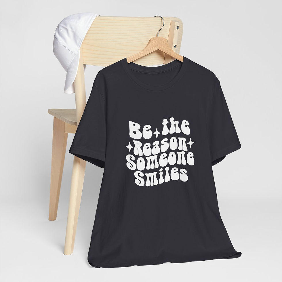 Thumbnail: Artistic Retro T-Shirt Be the Reason Someone Smiles Motivational Art gift