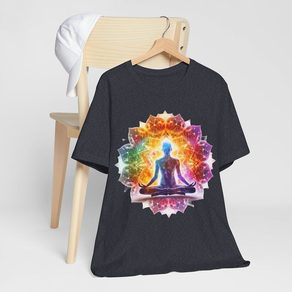 Thumbnail: Artistic Metaphysical T-Shirt Chakra Healing Tee Wearable Art Apparel