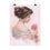 Thumbnail: Watercolor Art Print Edwardian Woman Pink Rose Shabby French Victorian Decor