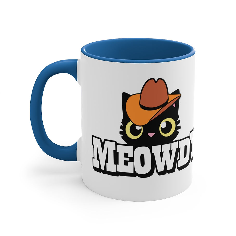 Thumbnail: Fun Cat Lover Gift Coffee Mug Meowdy Cowboy Cat