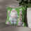 Thumbnail: Vintage Christmas Decor Artistic Throw Pillow cover Shabby French Santa Claus