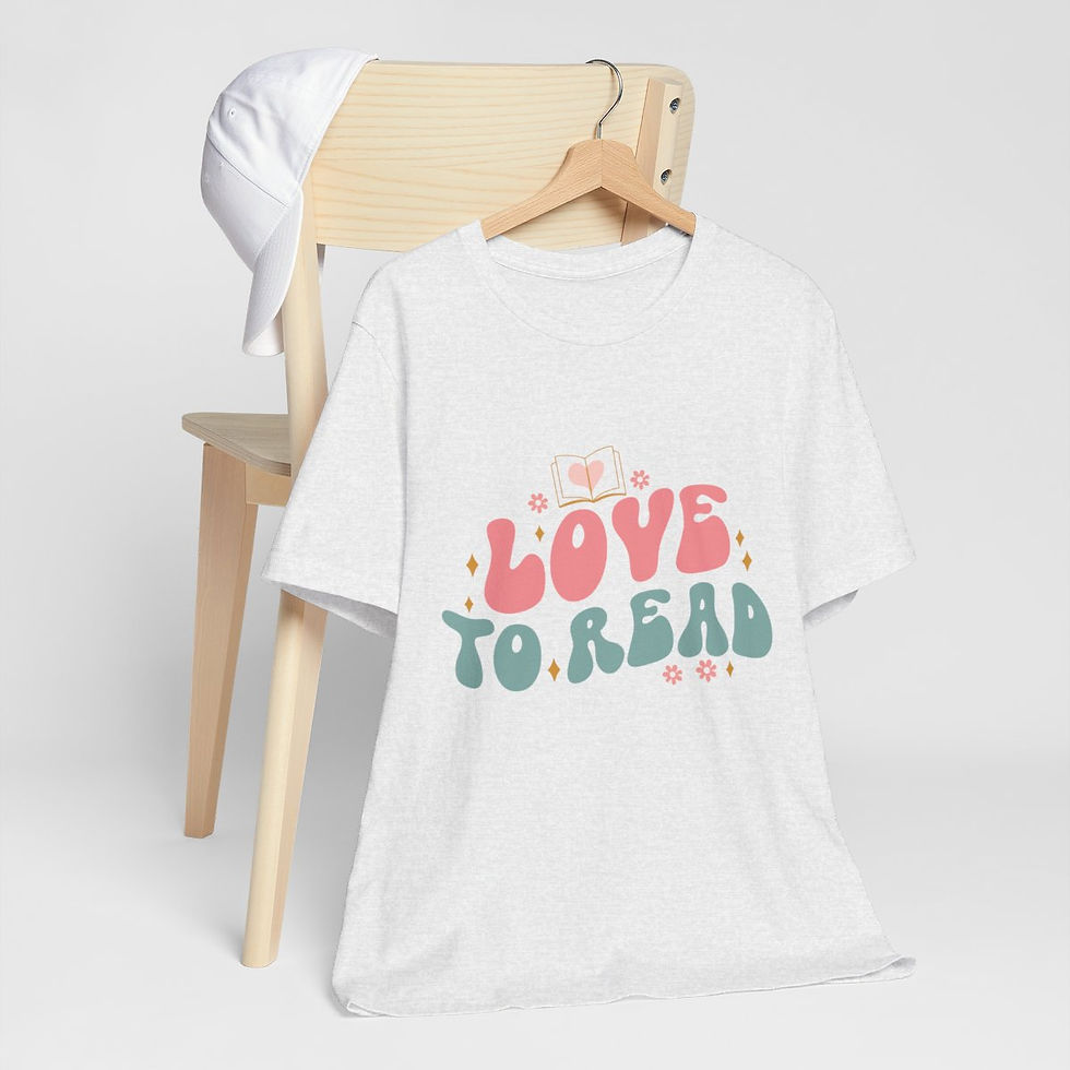 Thumbnail: Book Lover T-Shirt Love to Read Retro Art Reading theme Apparel Expressive Gifts
