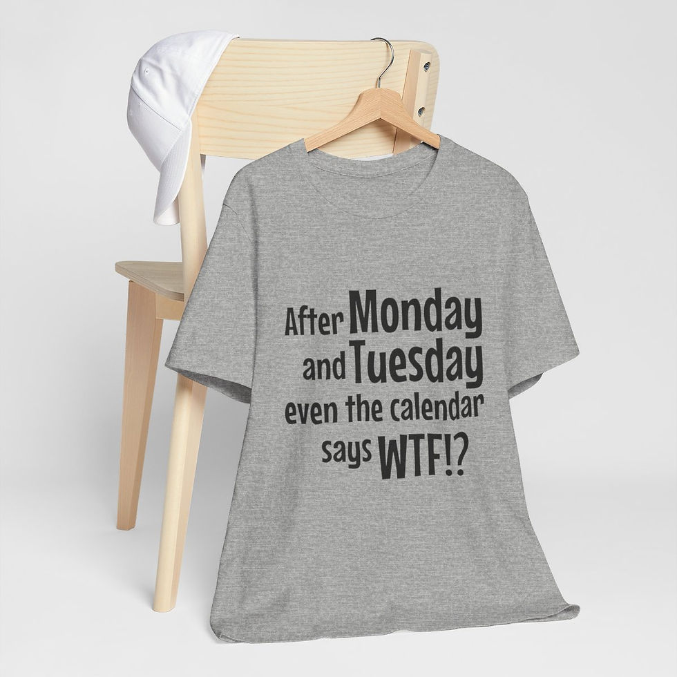 Thumbnail: Sarcastic T-Shirt WTF Funny Art Tee Unisex Fun Gifts