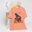 Thumbnail: Vintage Halloween T-Shirt Retro Witch Black Cat Pumpkin Art Tee Trendy Apparel