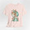 Miniatura: Victorian Cat Art T-Shirt Shabby Mint & Pink Hat Roses Artistic Cat Lover Gift