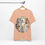 Miniatura: Shabby Chic Bunny T-Shirt French Spring Art Tee Chic Artistic Apparel & Gifts