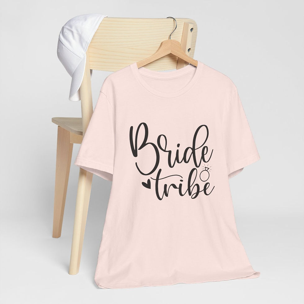 Thumbnail: Bride Tribe T-Shirt Bridesmaid Wedding Bachelorette party Apparel