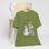 Miniatura: Artistic Shabby Snowman T-Shirt Vintage Christmas Tee Hangin' with my Snowmies