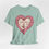 Miniatura: Celestial Heart Art T-Shirt Shabby Trendy Personal Expressive Artistic Gift