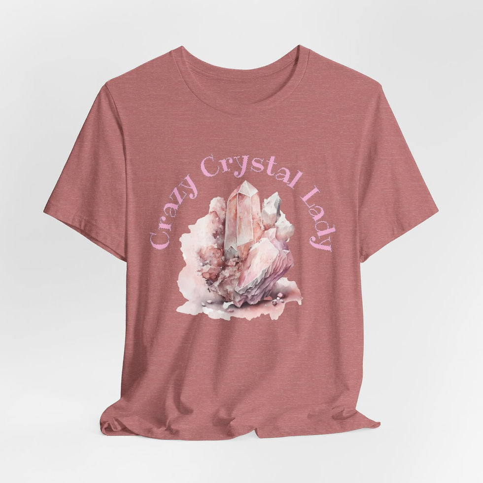 Thumbnail: Sarcastic New Age T-Shirt Crazy Crystal Lady Funny Expressive Crystal Lover Gift