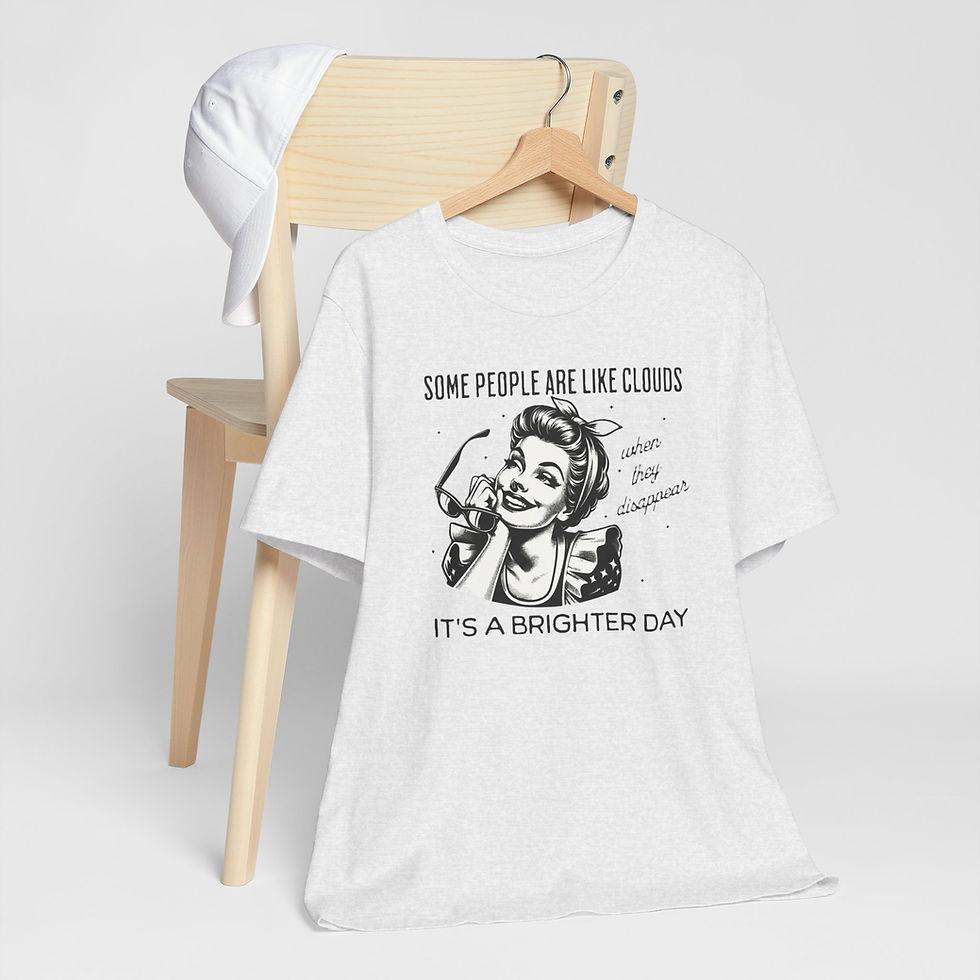 Thumbnail: Sarcastic T-Shirt Best Friend Fun Gift Brighter Day Funny Retro Art Tee