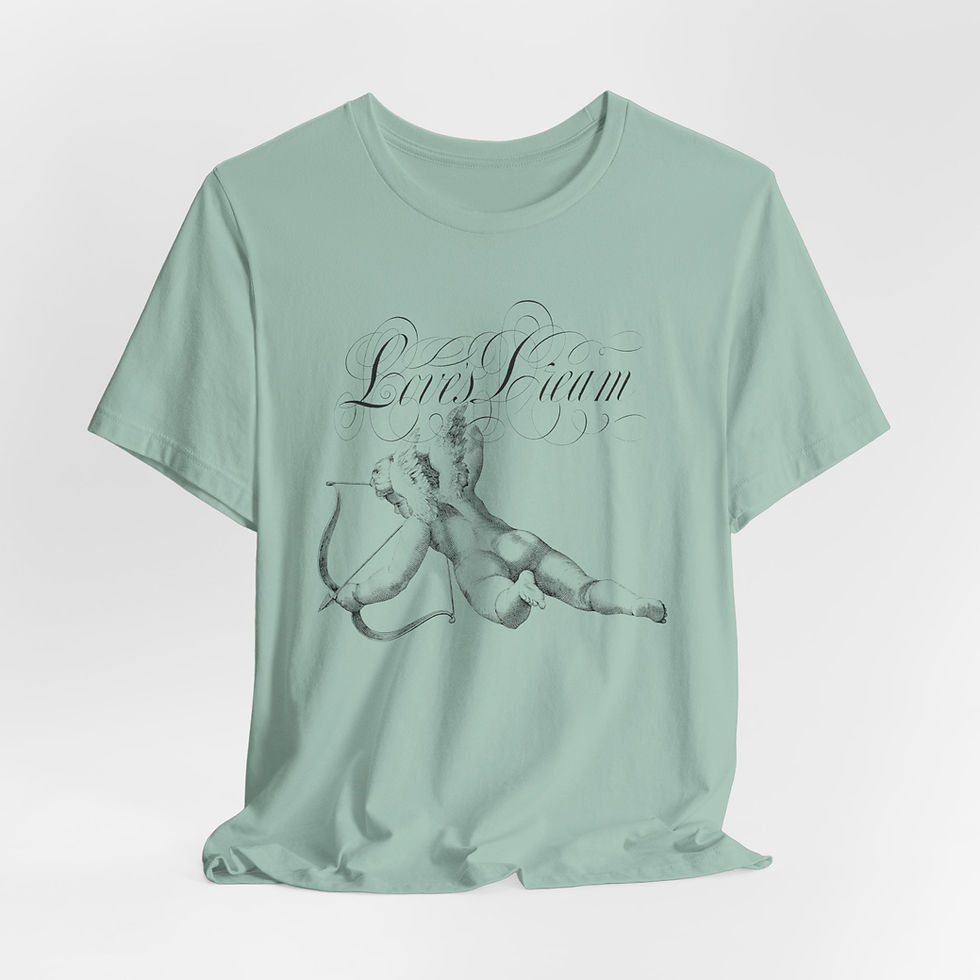 Thumbnail: Cupid T-Shirt Antique French Angel Love's Dream Artistic Gift Romantic Tee