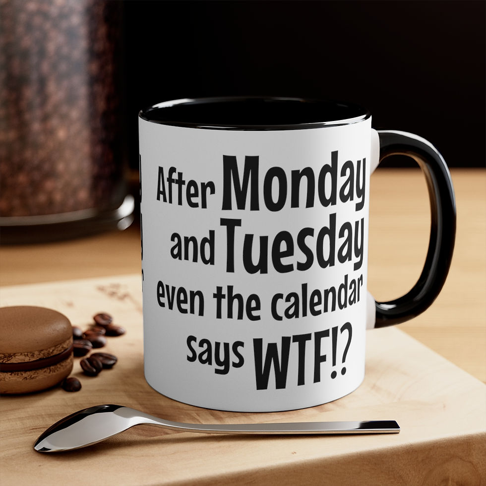 Thumbnail: Funny Coffee Mug After Monday Tuesday Even the Calendar Says WTF Sarcastic Gifts