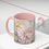 Miniatura: Pastel Artistic Coffee Mug Shabby chic Victorian Pink Roses Rococo Art Gifts