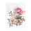 Miniatura: Shabby Spring Art Print Summer Bird White Pink Roses Artwork Chic Wall Decor