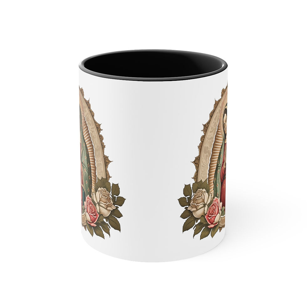 Thumbnail: Religious Gifts Coffee Mug Virgin Mary Our Lady of Guadalupe Catholic Art Mug