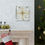 Thumbnail: Shabby French Religious Canvas Art Maltese Cross Distressed Catholic Wall Decor