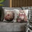 Thumbnail: Shabby Chic Owl Throw Pillow cover French Victorian Ornament Christmas Decor