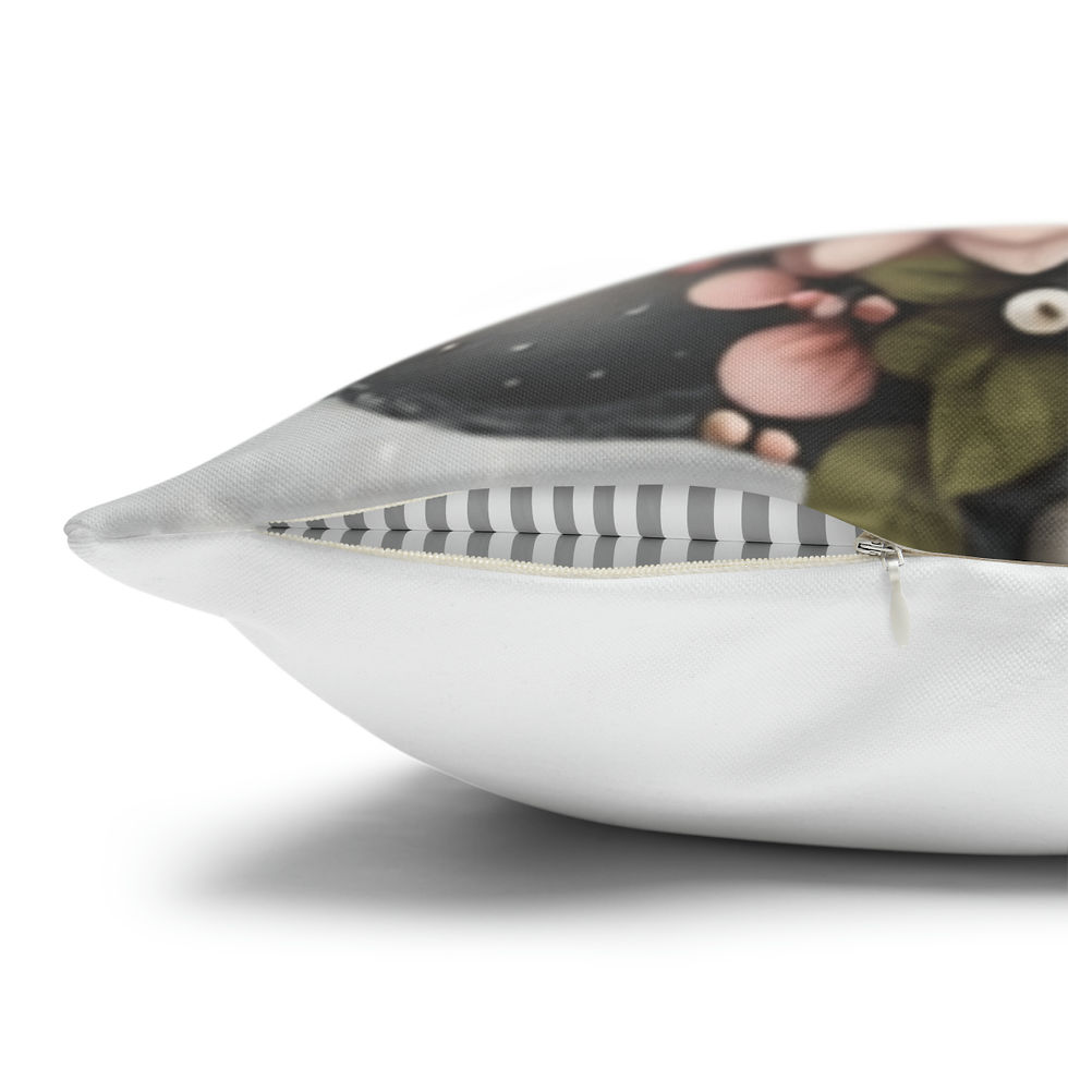 Thumbnail: Artistic Throw Pillow Cover Elephant Girls room Nursery Décor Boho Baby Decor