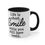 Miniatura: Funny Coffee Mug Life is Short Smile While You Have Teeth Sarcastic Gifts