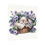Miniatura: Shabby Cat Watercolor Art Print Sleeping Kitten Purple Flowers Wall Decor