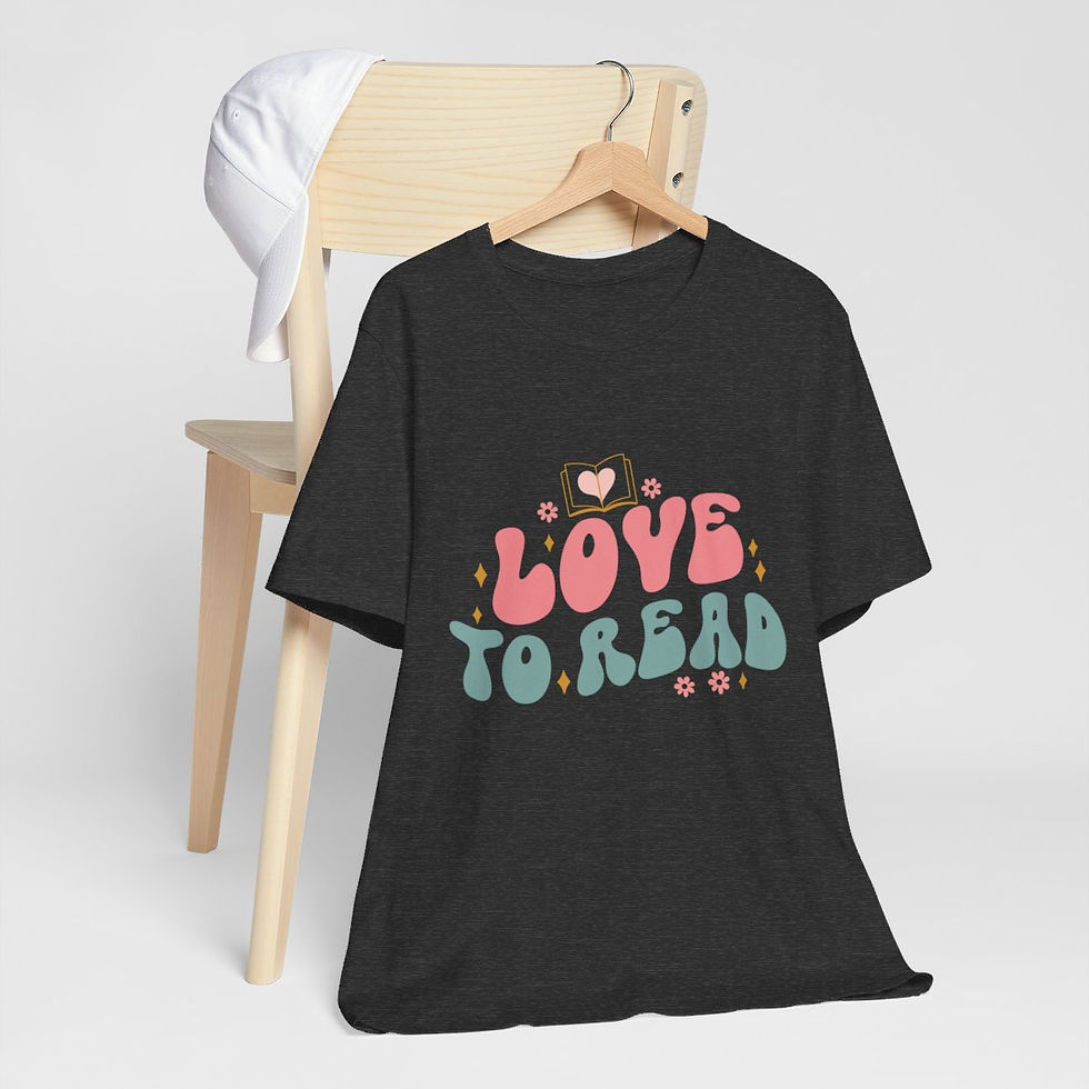Thumbnail: Book Lover T-Shirt Love to Read Retro Art Reading theme Apparel Expressive Gifts